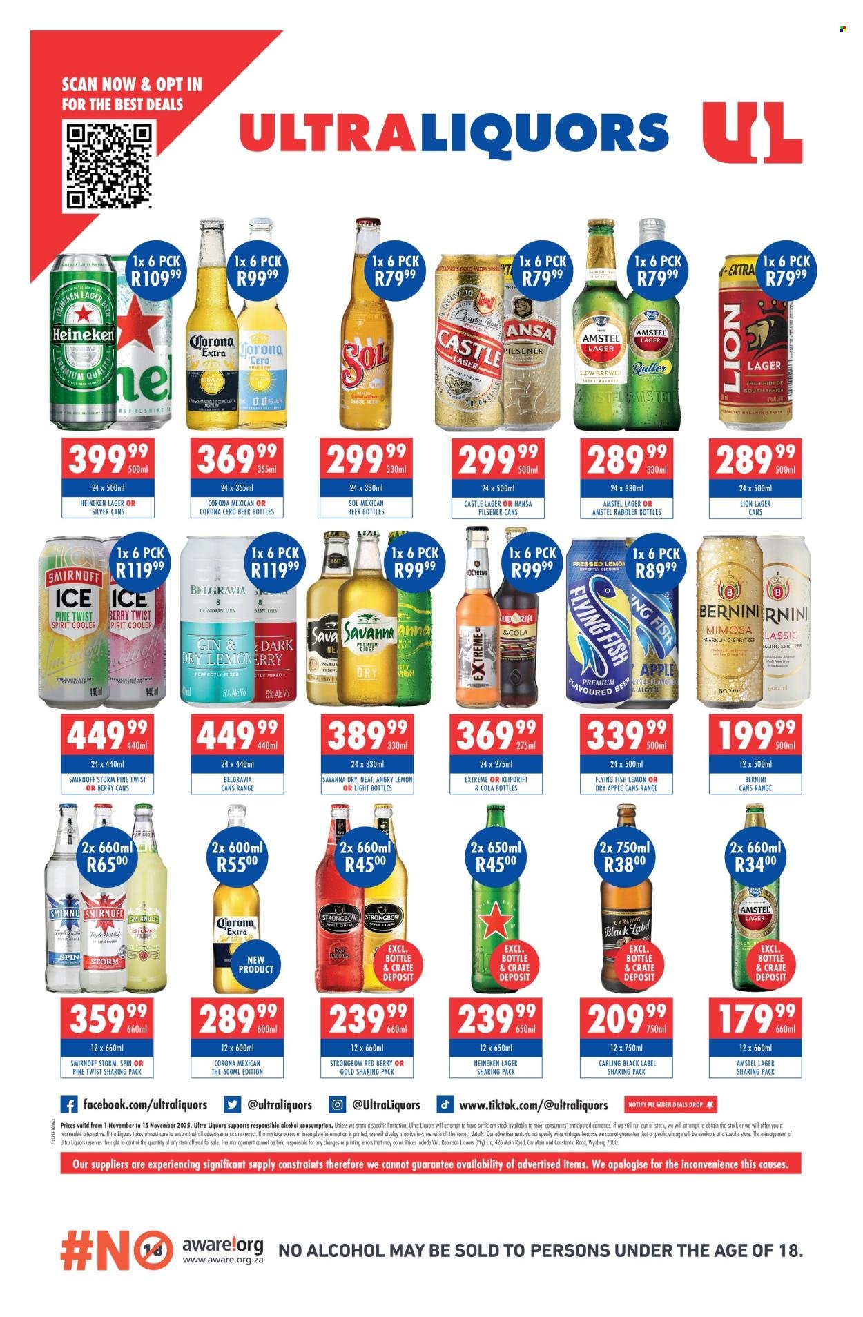 ULTRA LIQUORS specials - From Saturday 1 Nov 2025 (2025-11-01 - 2025-11-15) | 3