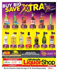 SHOPRITE specials - Wholesale LiquorShop Savings Selected Stores