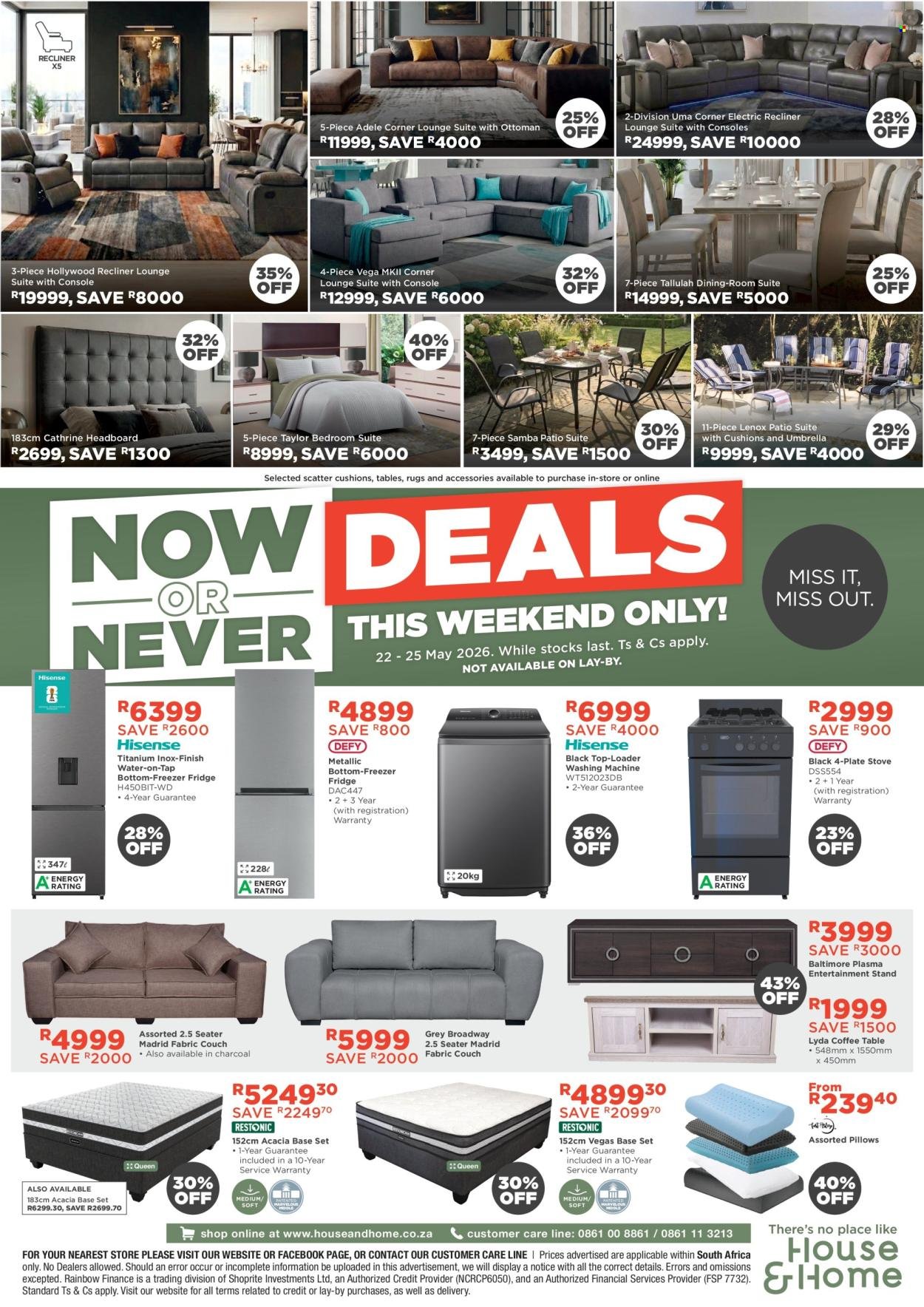 HOUSE & HOME specials - From Friday 22 May 2026 (2026-05-22 - 2026-05-25) | 1