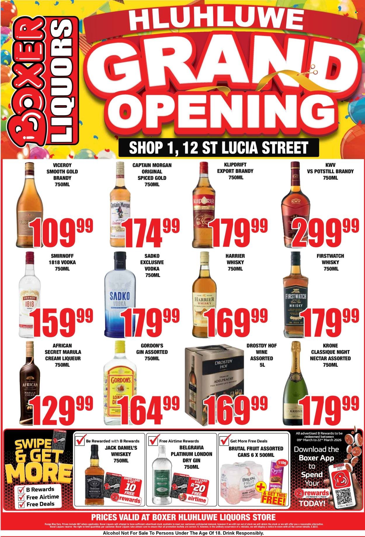 BOXER specials - Liquor Grand Opening (2026-02-25 - 2026-03-08) | 2