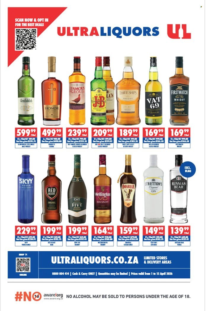ULTRA LIQUORS specials - From Wednesday 1 Apr 2026 (2026-04-01 - 2026-04-15) | 1