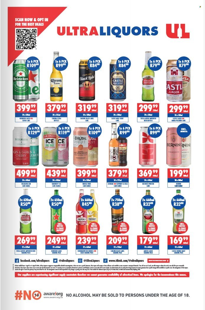 ULTRA LIQUORS specials - From Wednesday 1 Apr 2026 (2026-04-01 - 2026-04-15) | 4