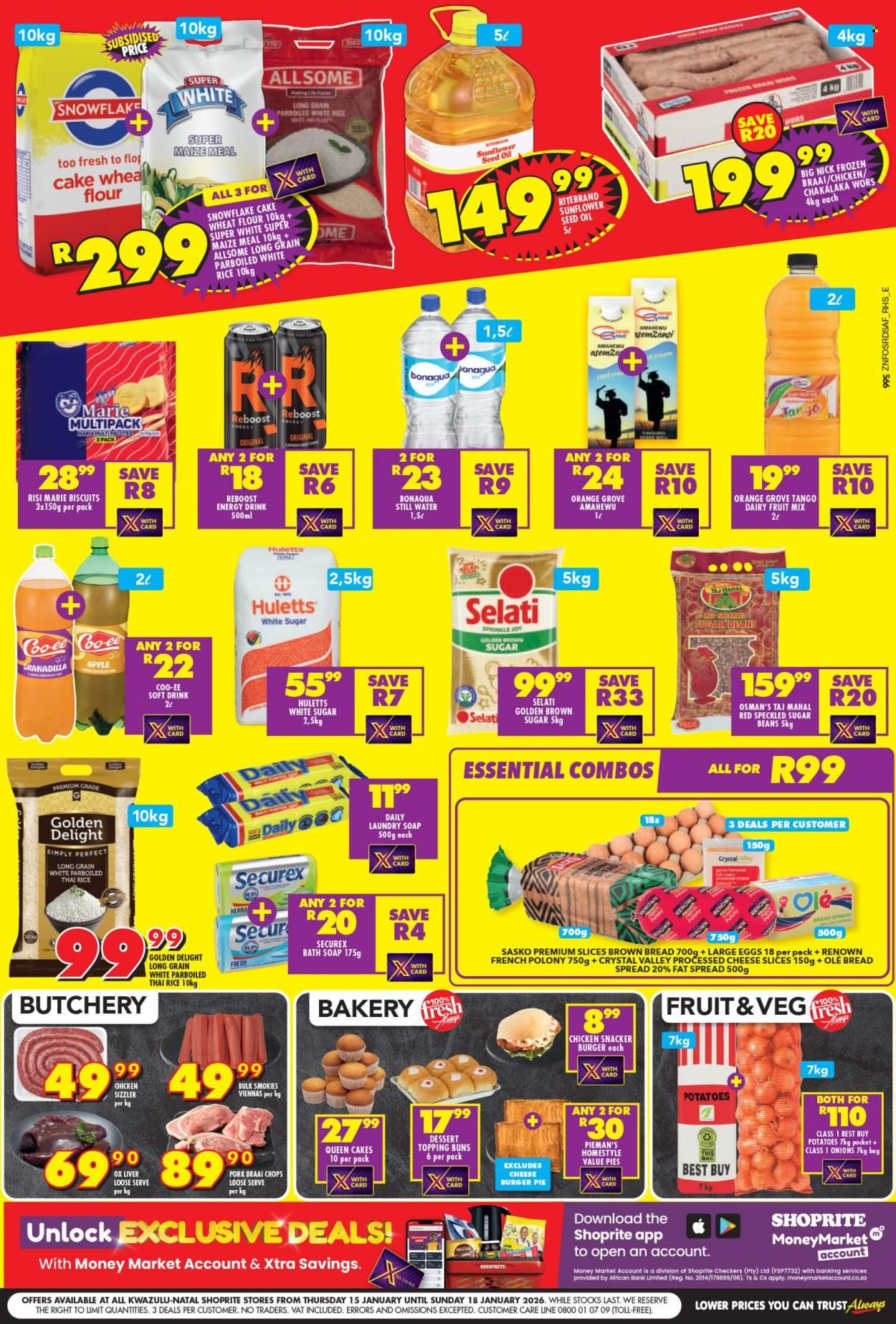 SHOPRITE specials - Low Price Bonanza KwaZulu Natal (2026-01-15 - 2026-01-18) | 2