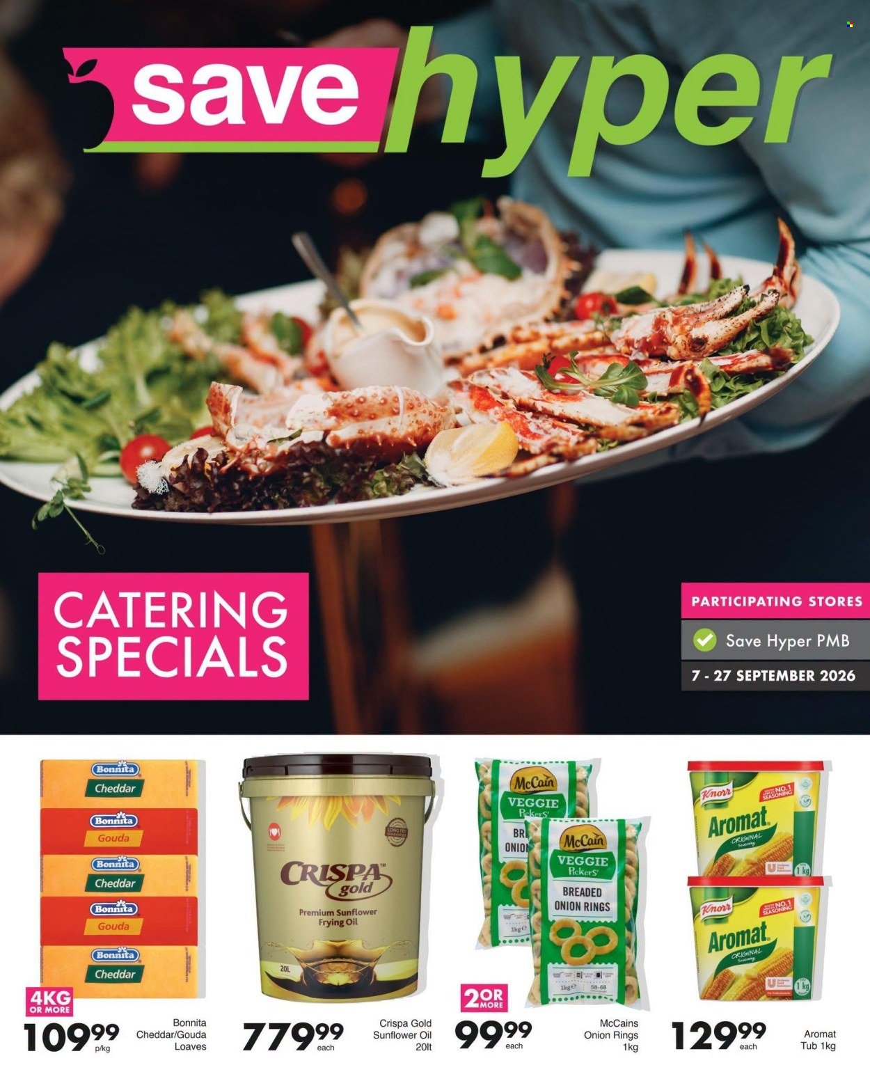 SAVE specials - From Monday 7 Sept 2026