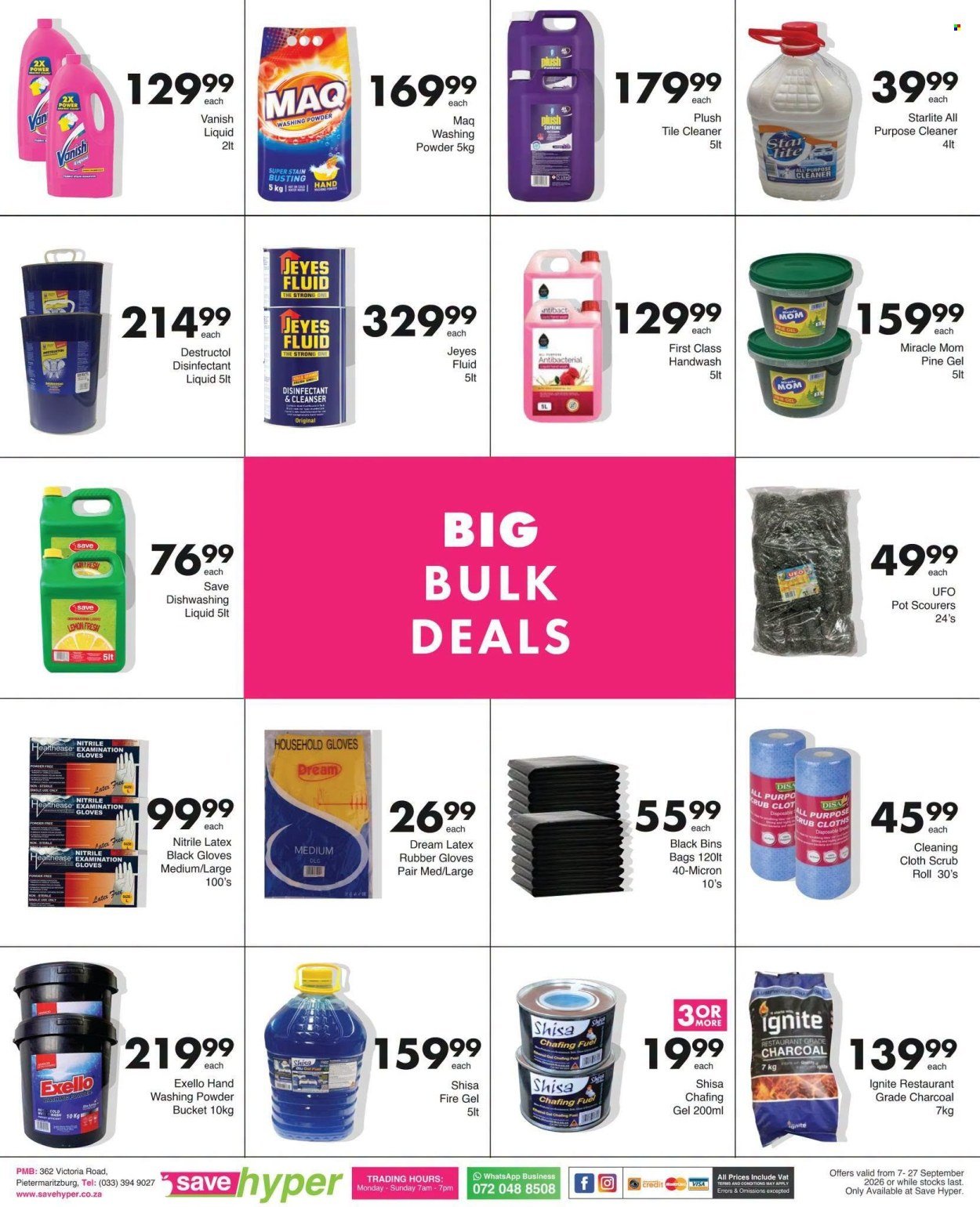 SAVE specials - From Monday 7 Sept 2026