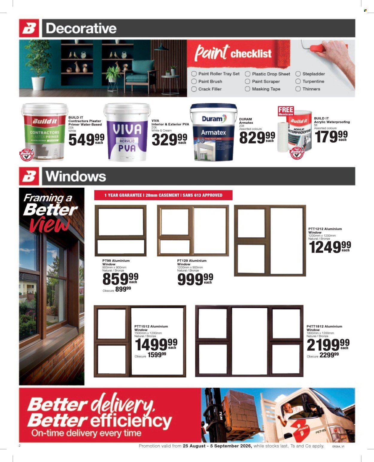 BUILD IT specials - From Tuesday 25 Aug 2026