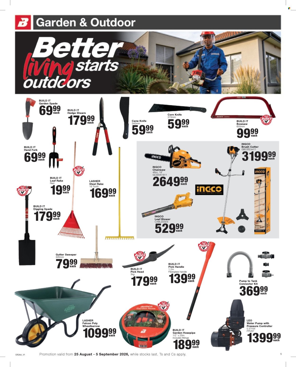 BUILD IT specials - From Tuesday 25 Aug 2026