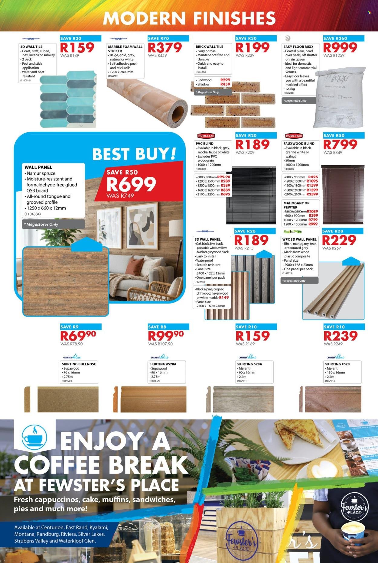 CHAMBERLAIN specials - From Monday 21 Sept 2026