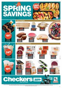 CHECKERS specials - Spring Savings