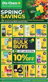 DIS-CHEM specials - Spring Savings