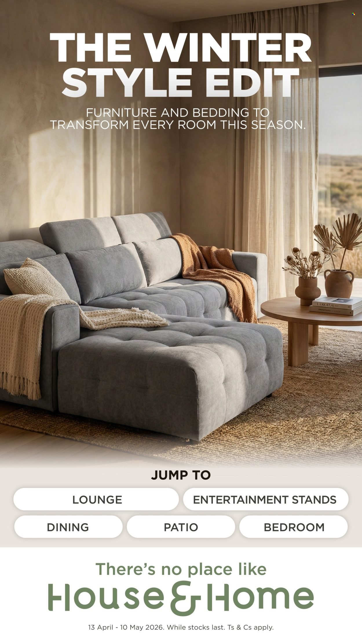 HOUSE & HOME specials - From Monday 13 Apr 2026 (2026-04-13 - 2026-05-10) | 1