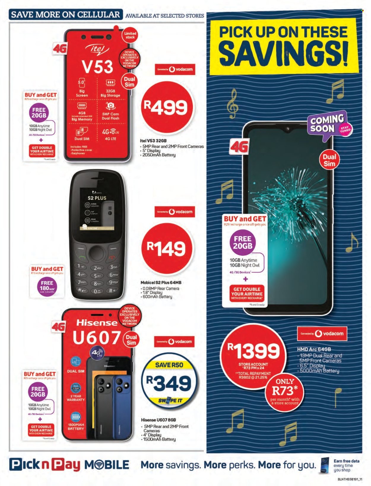 PICK N PAY specials - Cellular Specials (2025-08-11 - 2025-09-14) | 11