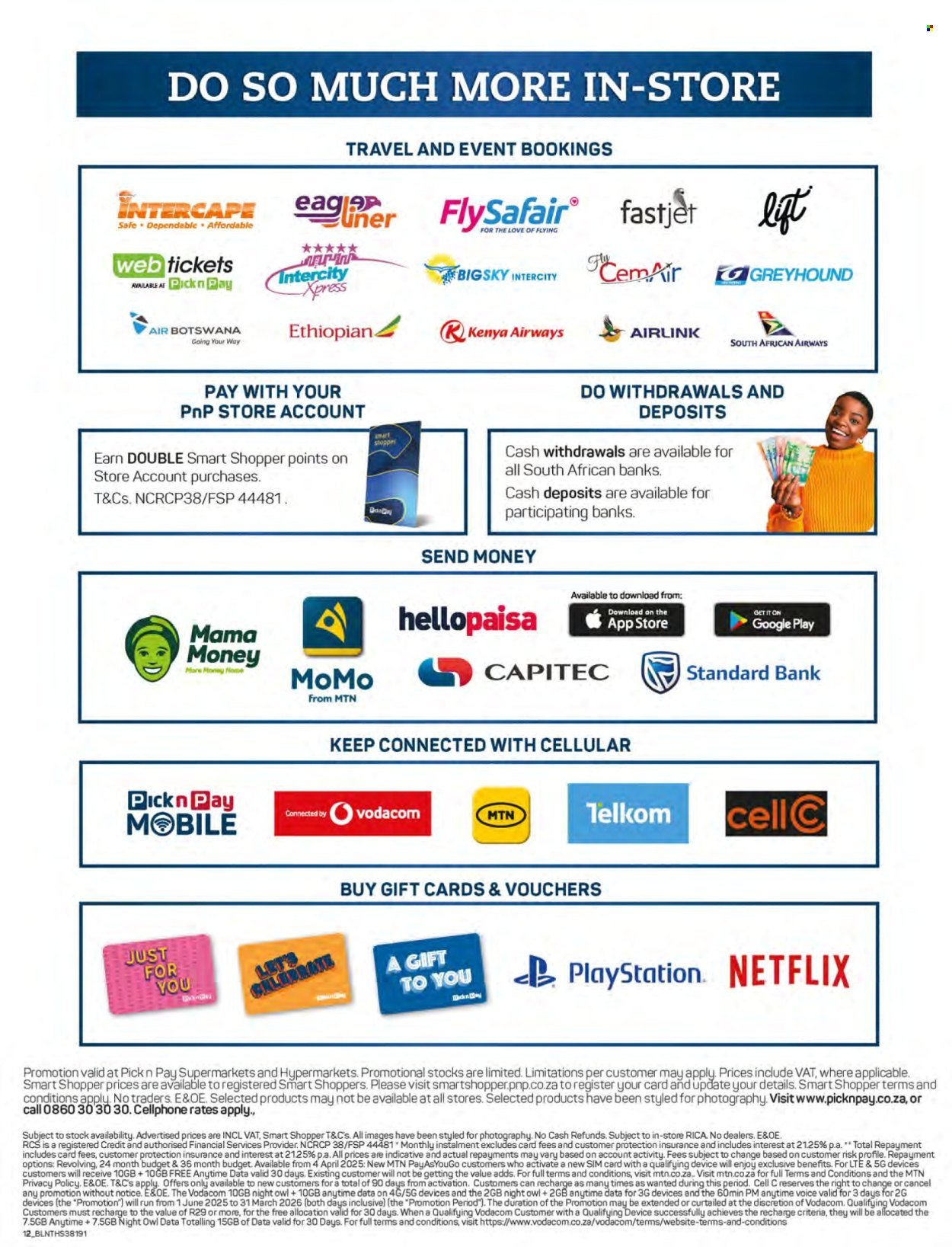 PICK N PAY specials - Cellular Specials (2025-08-11 - 2025-09-14) | 12