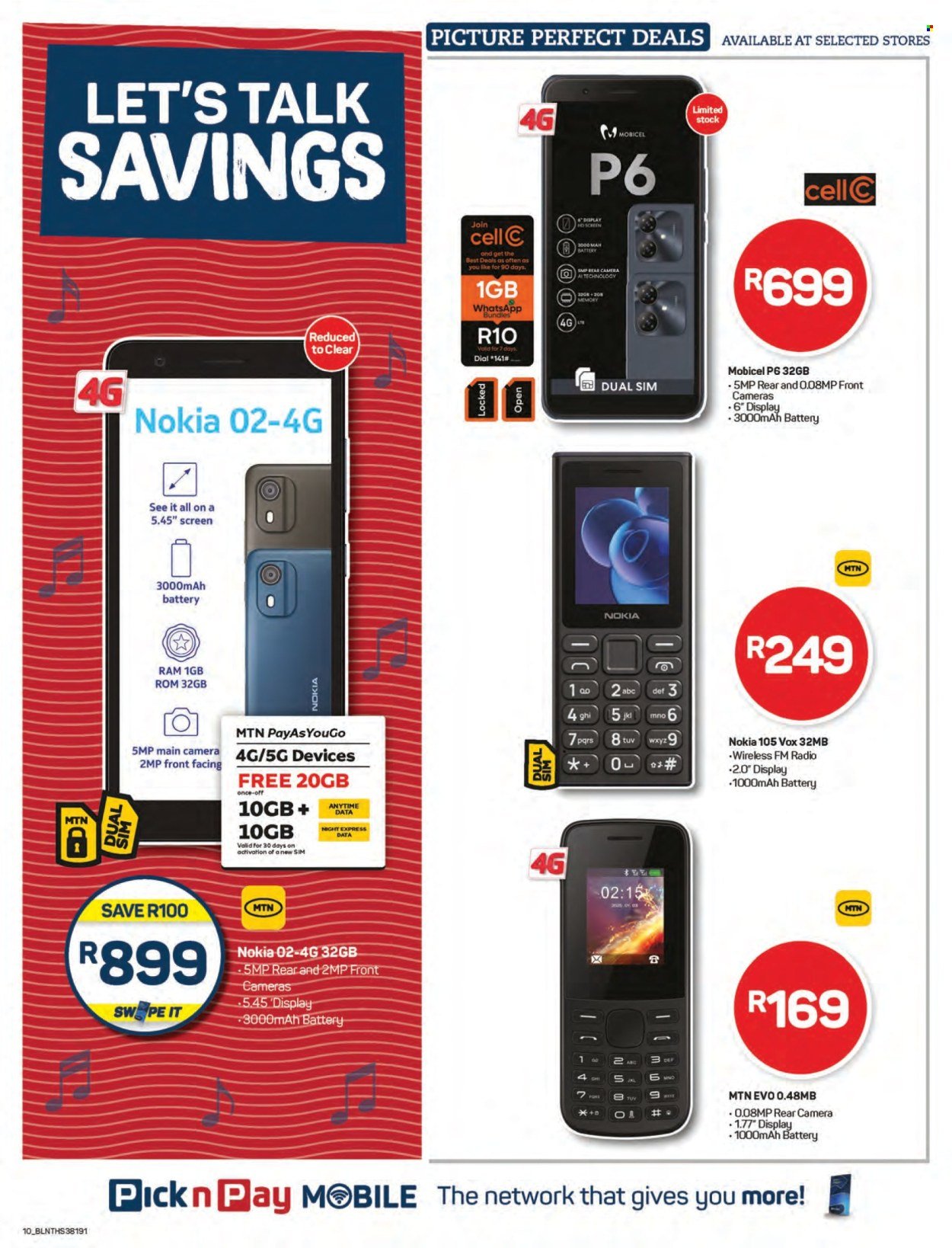 PICK N PAY specials - Cellular Specials (2025-08-11 - 2025-09-14) | 10
