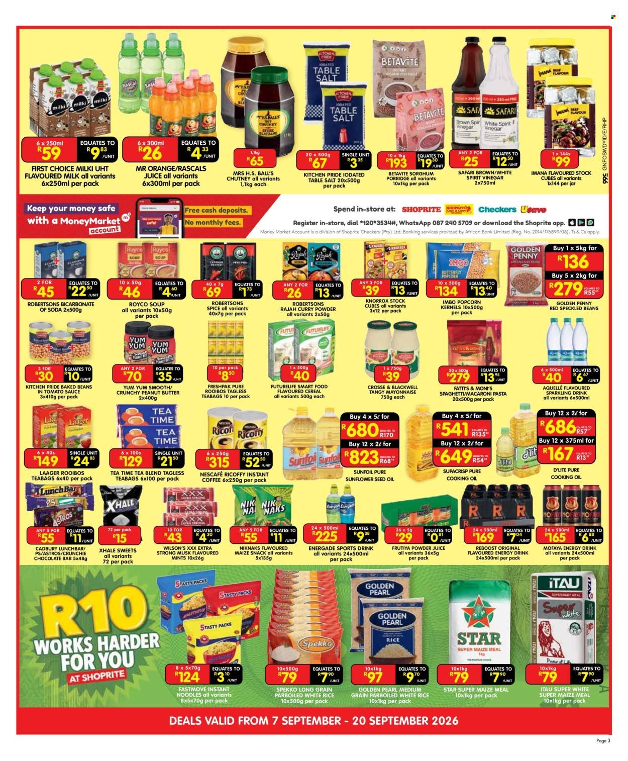 SHOPRITE specials - Cash & Carry Spring Savings Gauteng