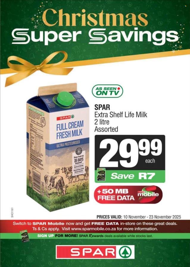 SPAR specials - National Leaflet (2025-11-10 - 2025-11-23) | 2