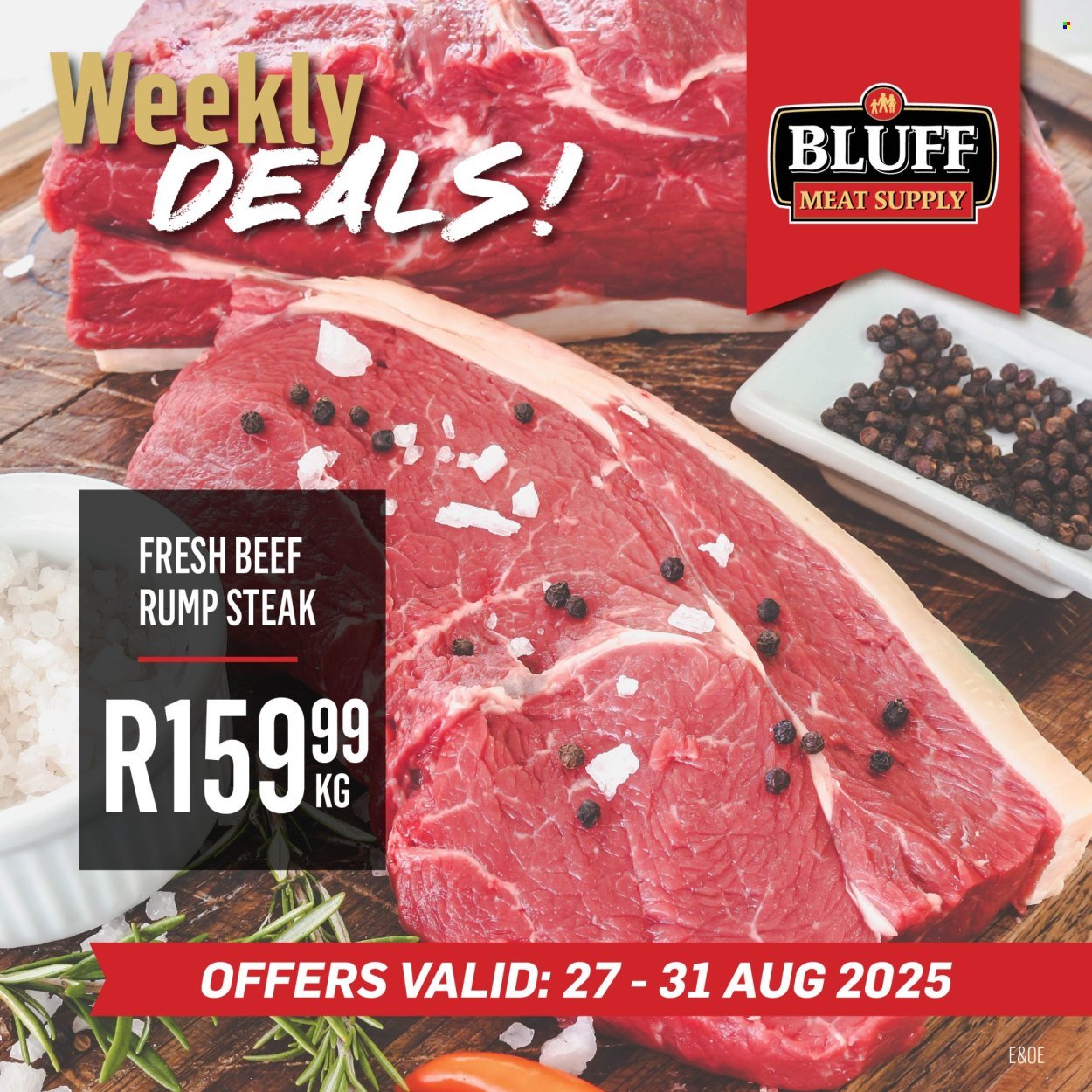 BLUFF MEAT SUPPLY specials - From Wednesday 27 Aug 2025 (2025-08-27 - 2025-08-31) | 2