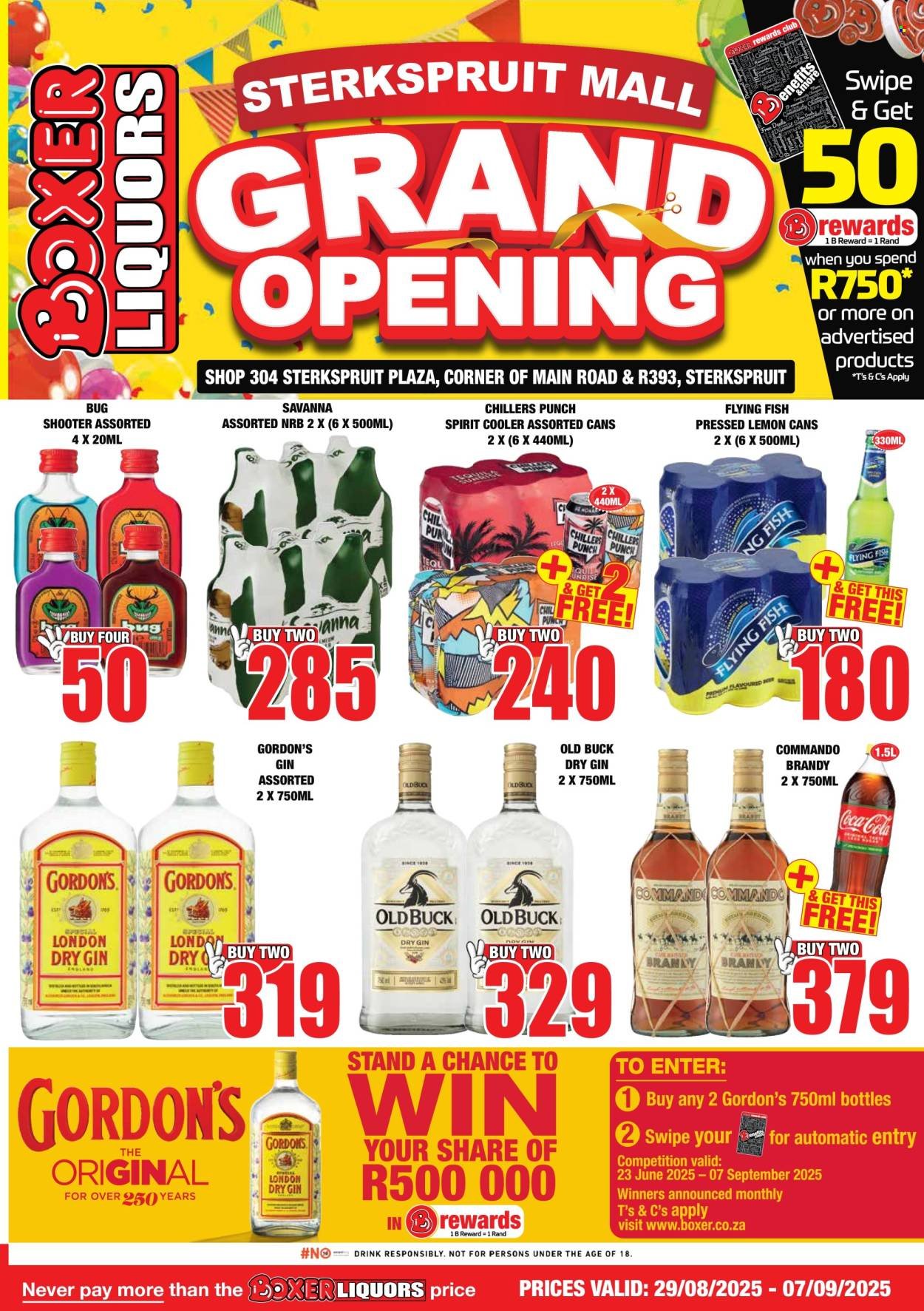 BOXER specials - Sterkspruit Mall Liquor Grand Opening (2025-08-29 - 2025-09-07) | 1