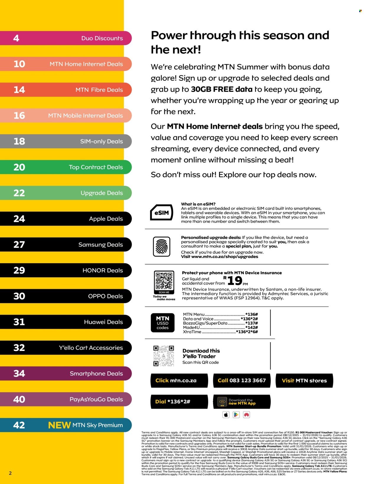 MTN specials - From Monday 8 Dec 2025 (2025-12-08 - 2026-01-31) | 4