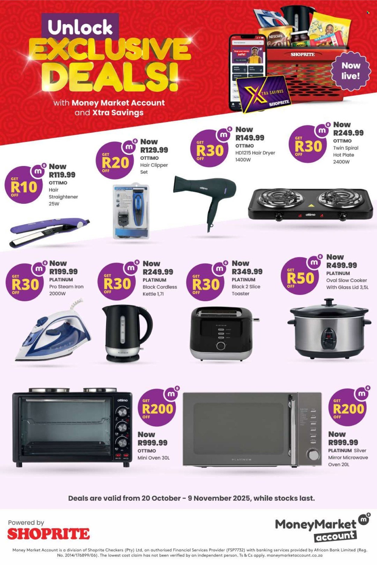 SHOPRITE specials - Money Market Exclusive Deals (2025-10-20 - 2025-11-09) | 1