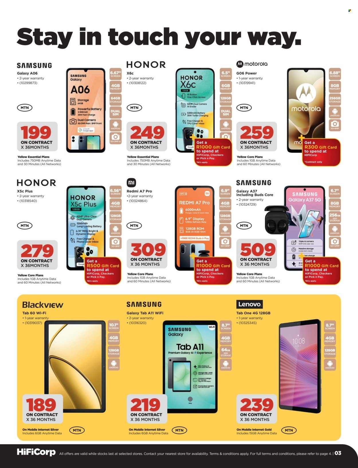 HIFI CORP specials - From Tuesday 7 Jul 2026