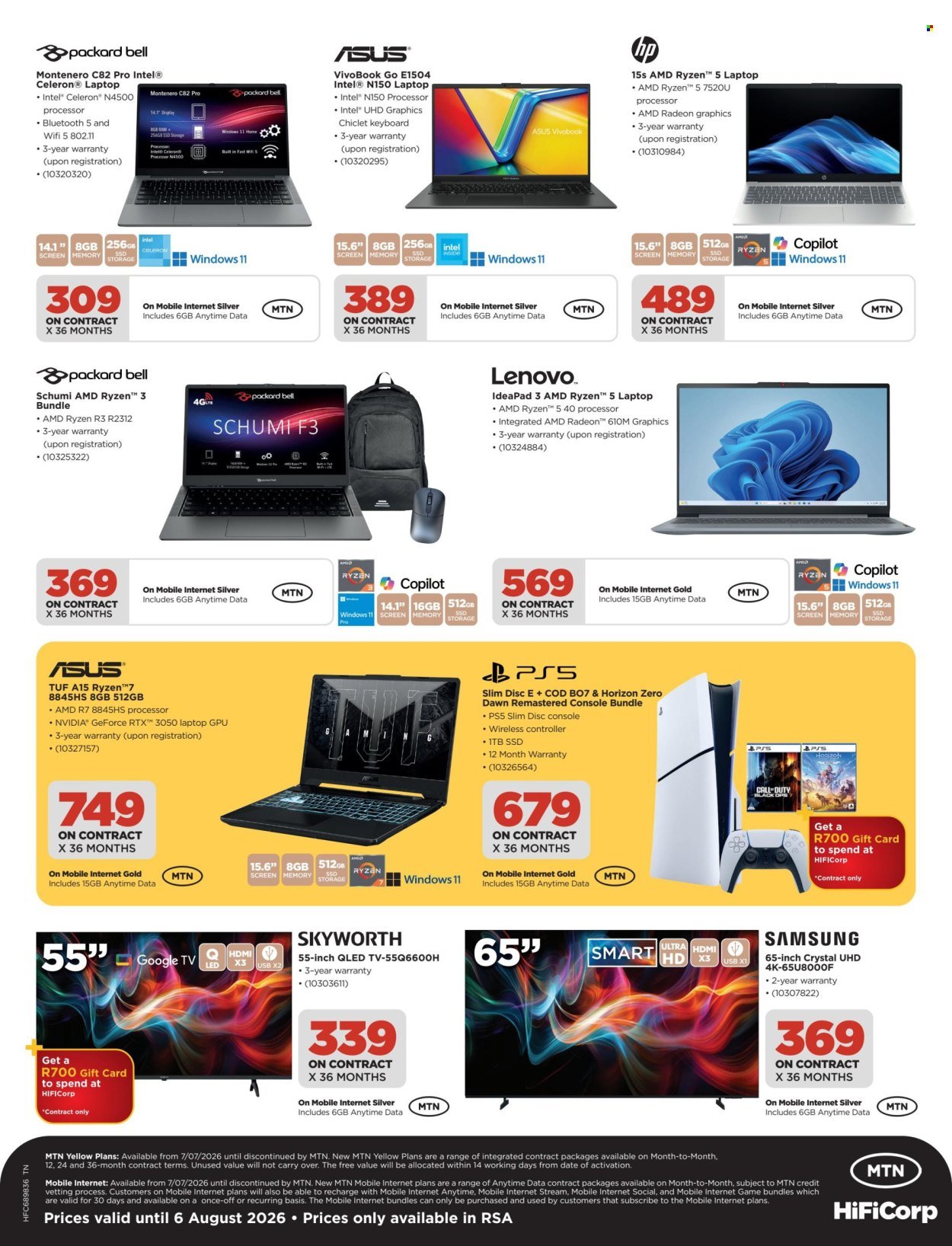 HIFI CORP specials - From Tuesday 7 Jul 2026