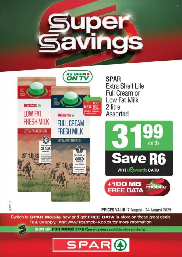 SPAR specials - National Leaflet (2025-08-07 - 2025-08-24) | 1