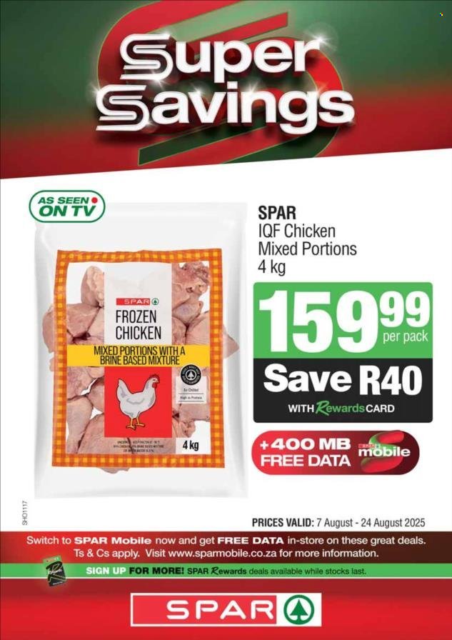 SPAR specials - National Leaflet (2025-08-07 - 2025-08-24) | 2