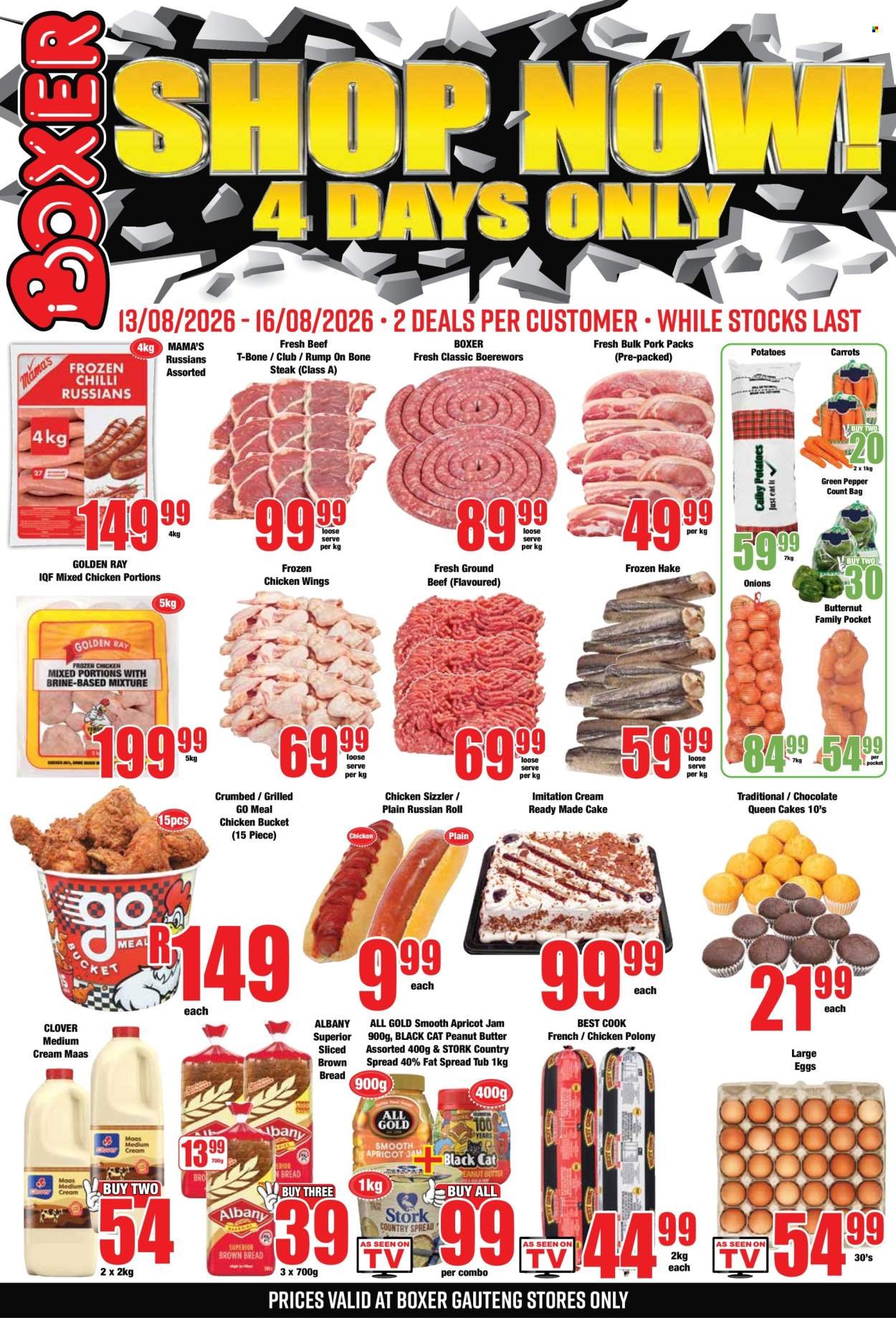 BOXER specials - GP 4 Days Only!
