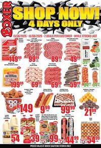 BOXER specials - GP 4 Days Only!