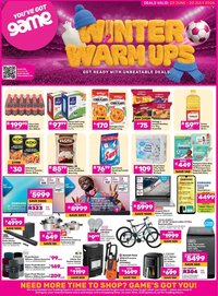 GAME specials - Winter Warm Ups