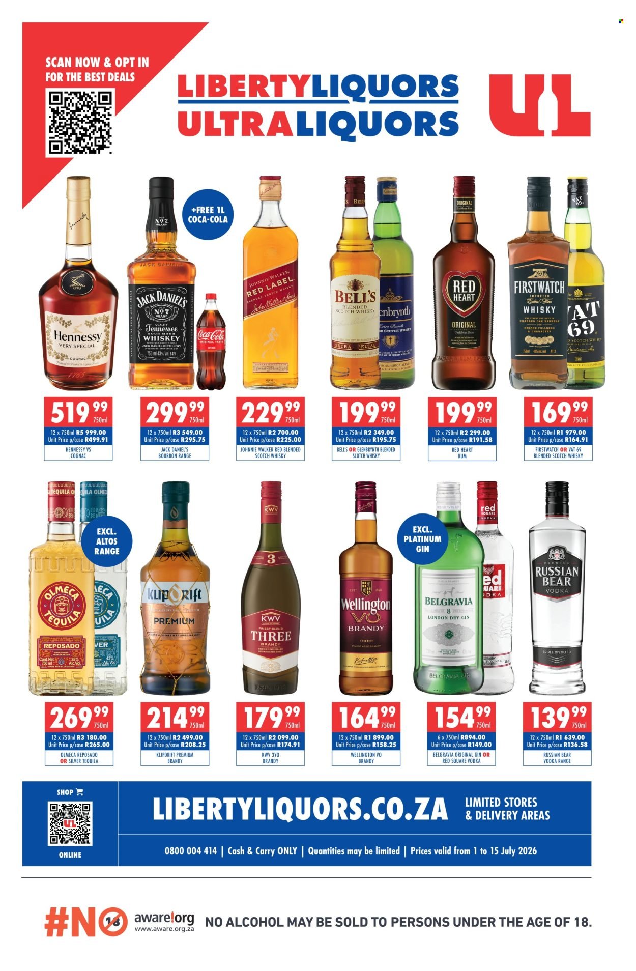ULTRA LIQUORS specials - From Wednesday 1 Jul 2026