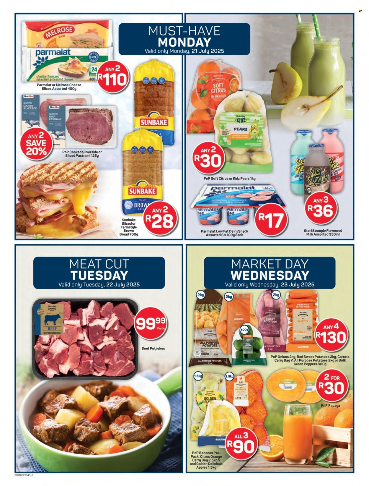 PICK N PAY specials - Weekly Specials (2025-07-21 - 2025-07-27) | 2