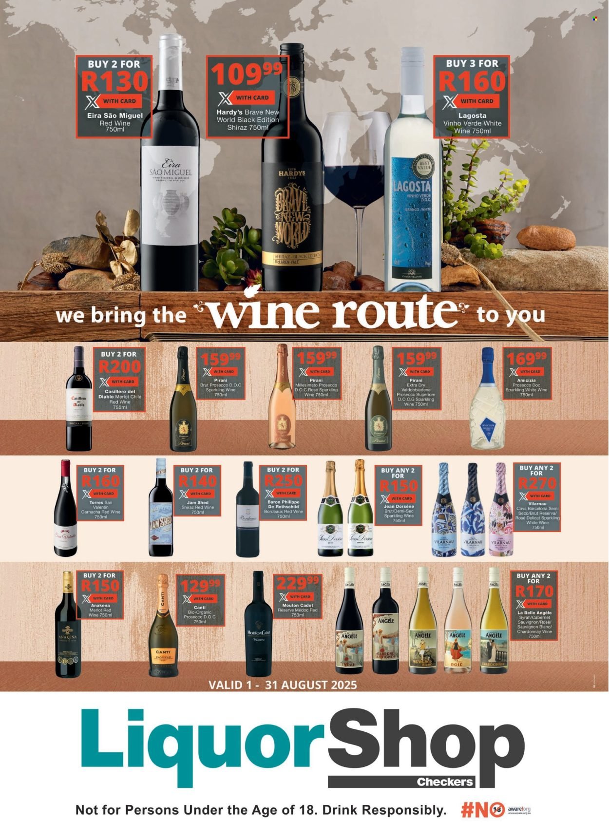 CHECKERS specials - LiquorShop Wine Promotion (2025-08-11 - 2025-08-31) | 1