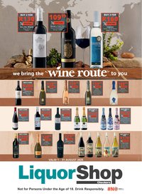 CHECKERS specials - LiquorShop Wine Promotion (2025-08-11 - 2025-08-31)