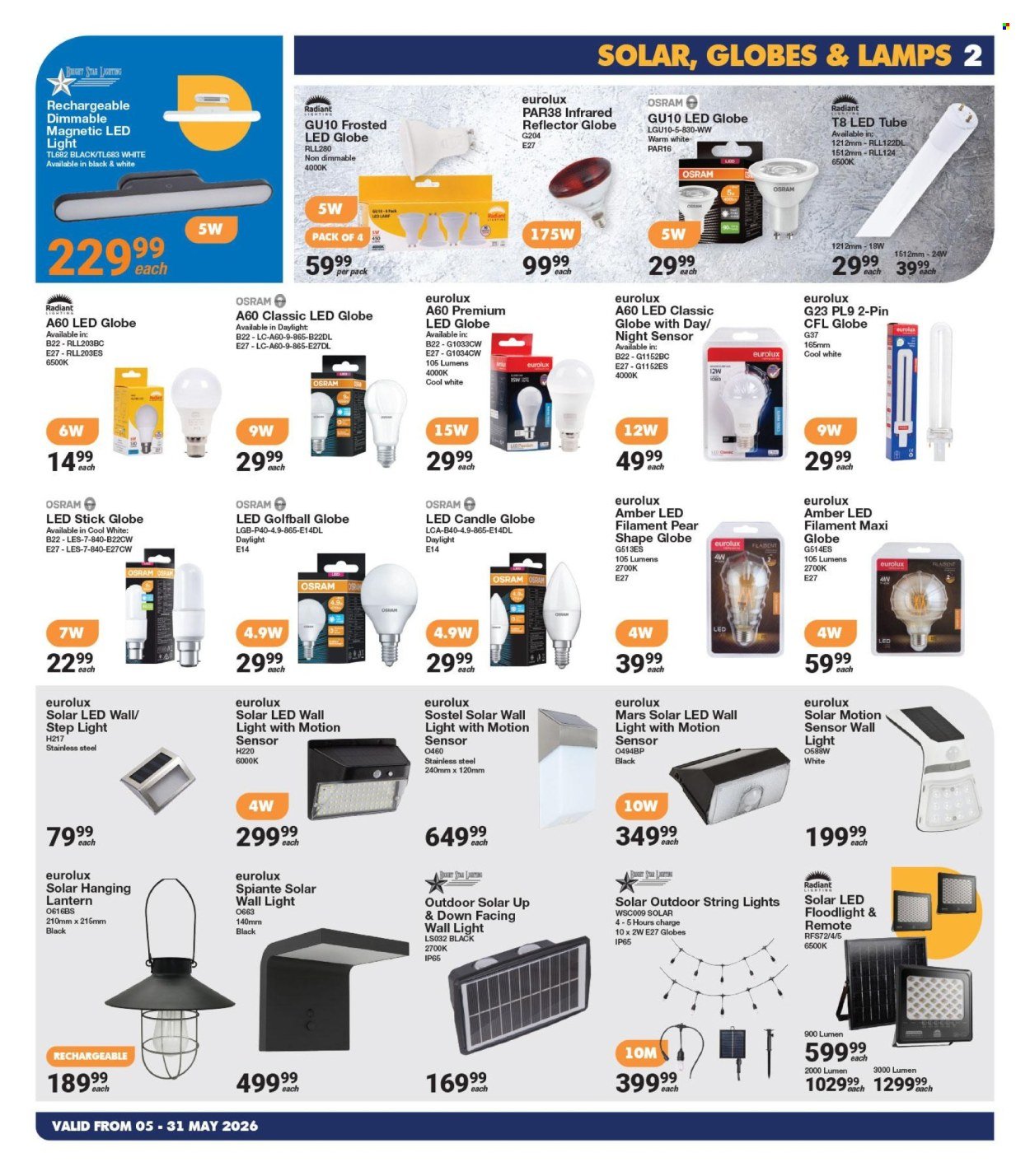 MICA specials - From Tuesday 5 May 2026