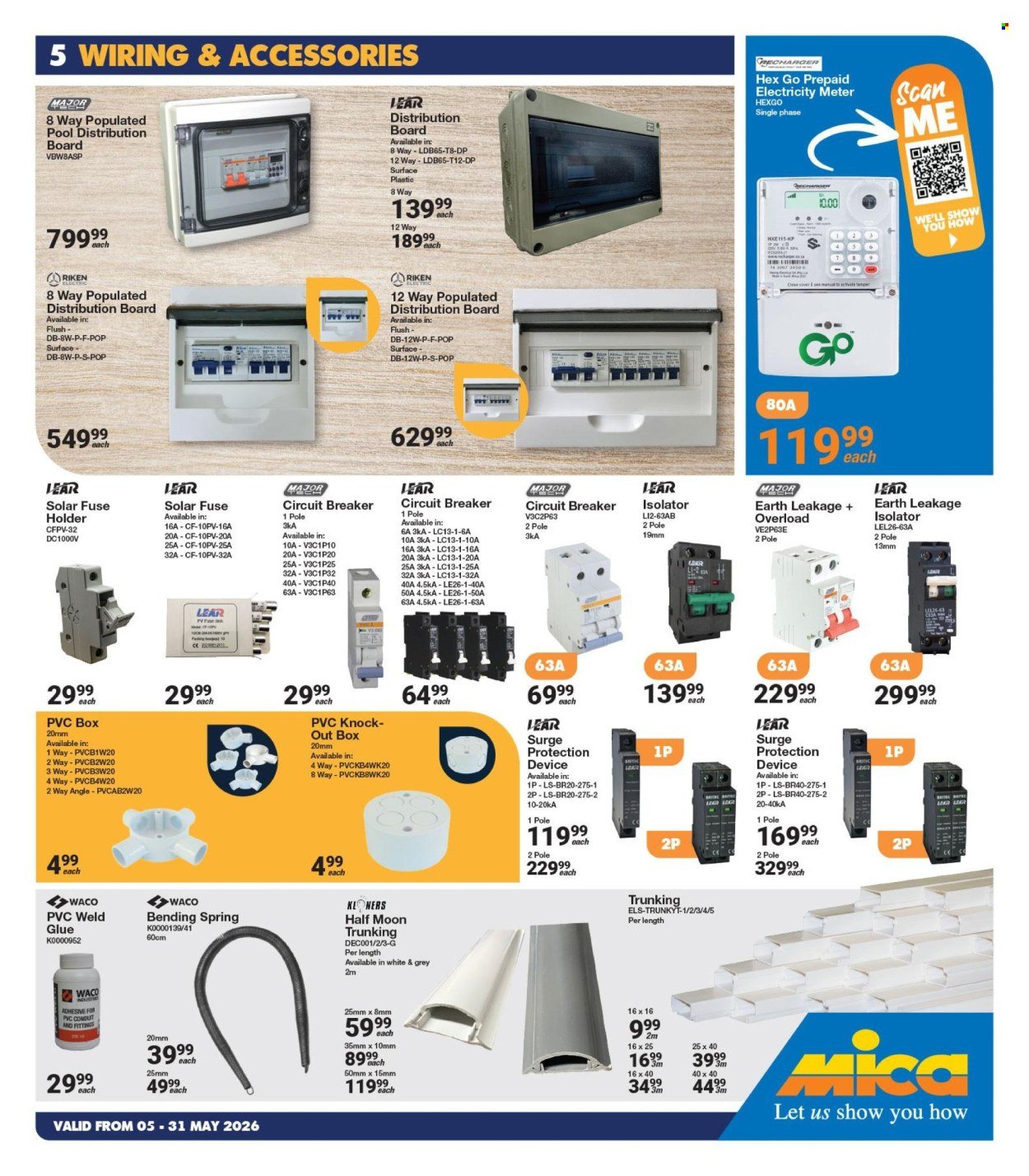 MICA specials - From Tuesday 5 May 2026
