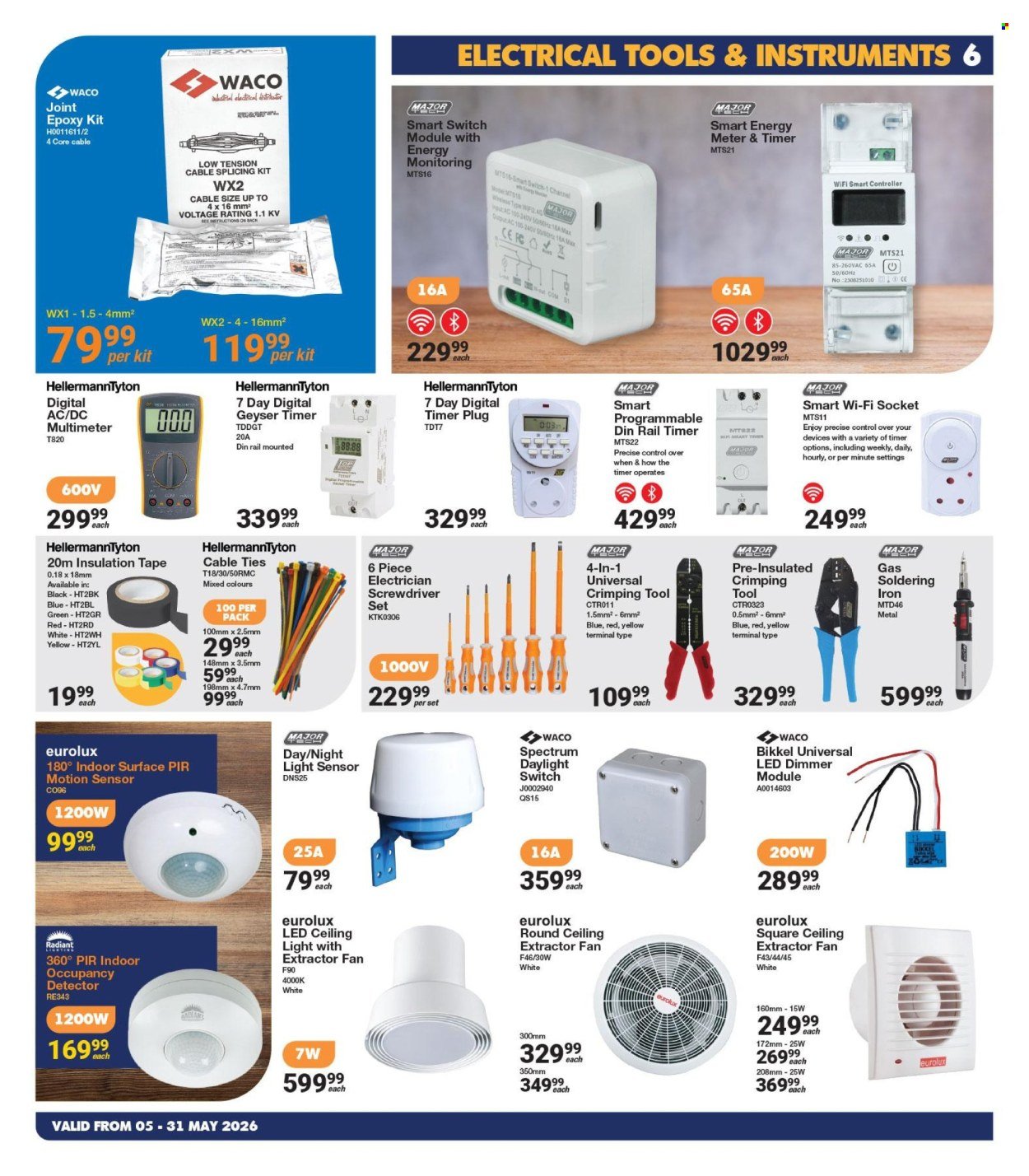 MICA specials - From Tuesday 5 May 2026