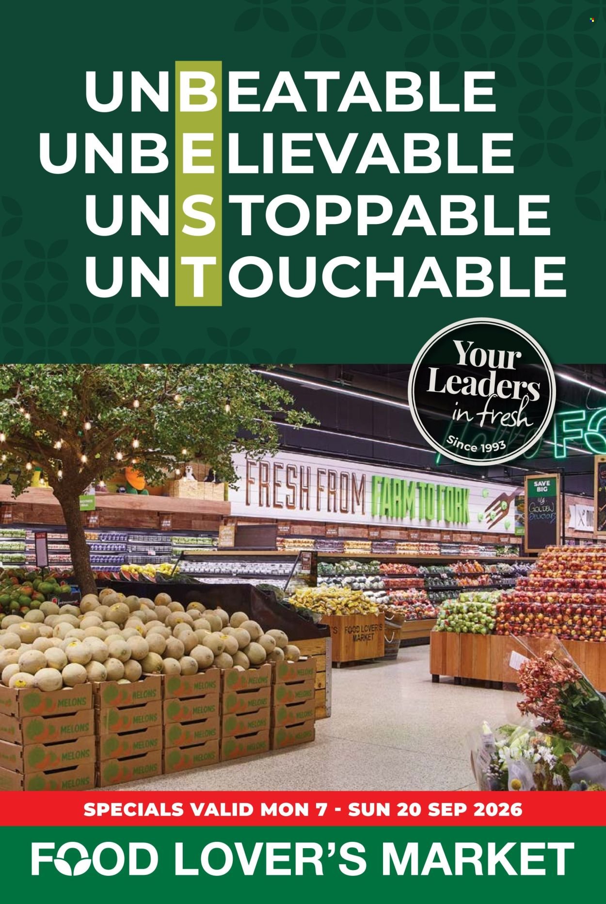 FOOD LOVER'S MARKET specials - From Monday 7 Sept 2026