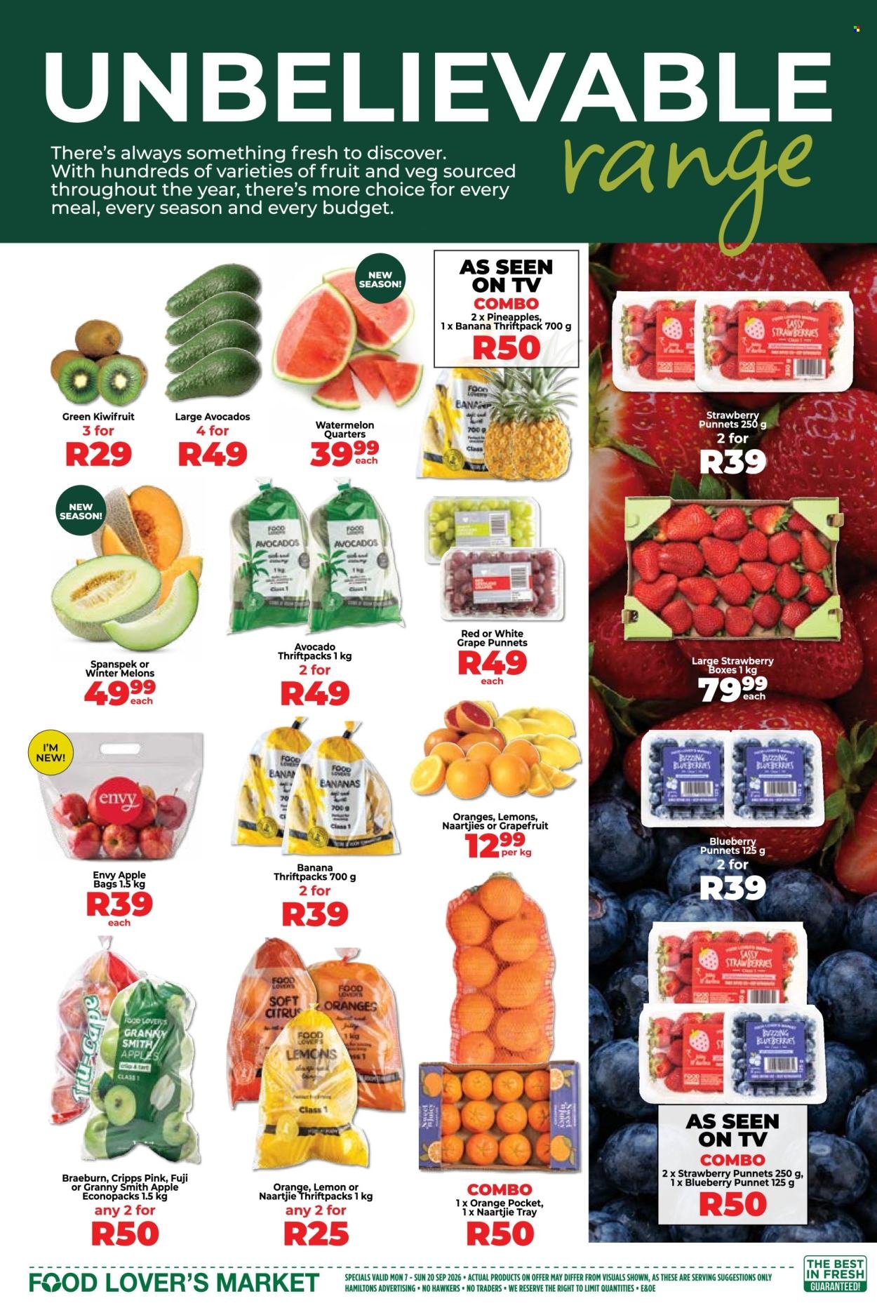 FOOD LOVER'S MARKET specials - From Monday 7 Sept 2026