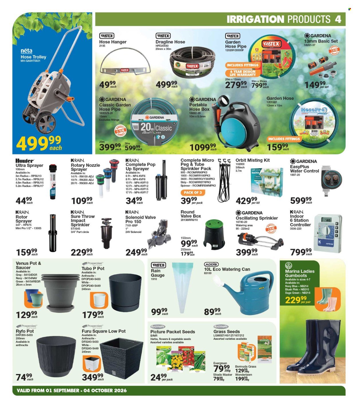MICA specials - From Tuesday 1 Sept 2026