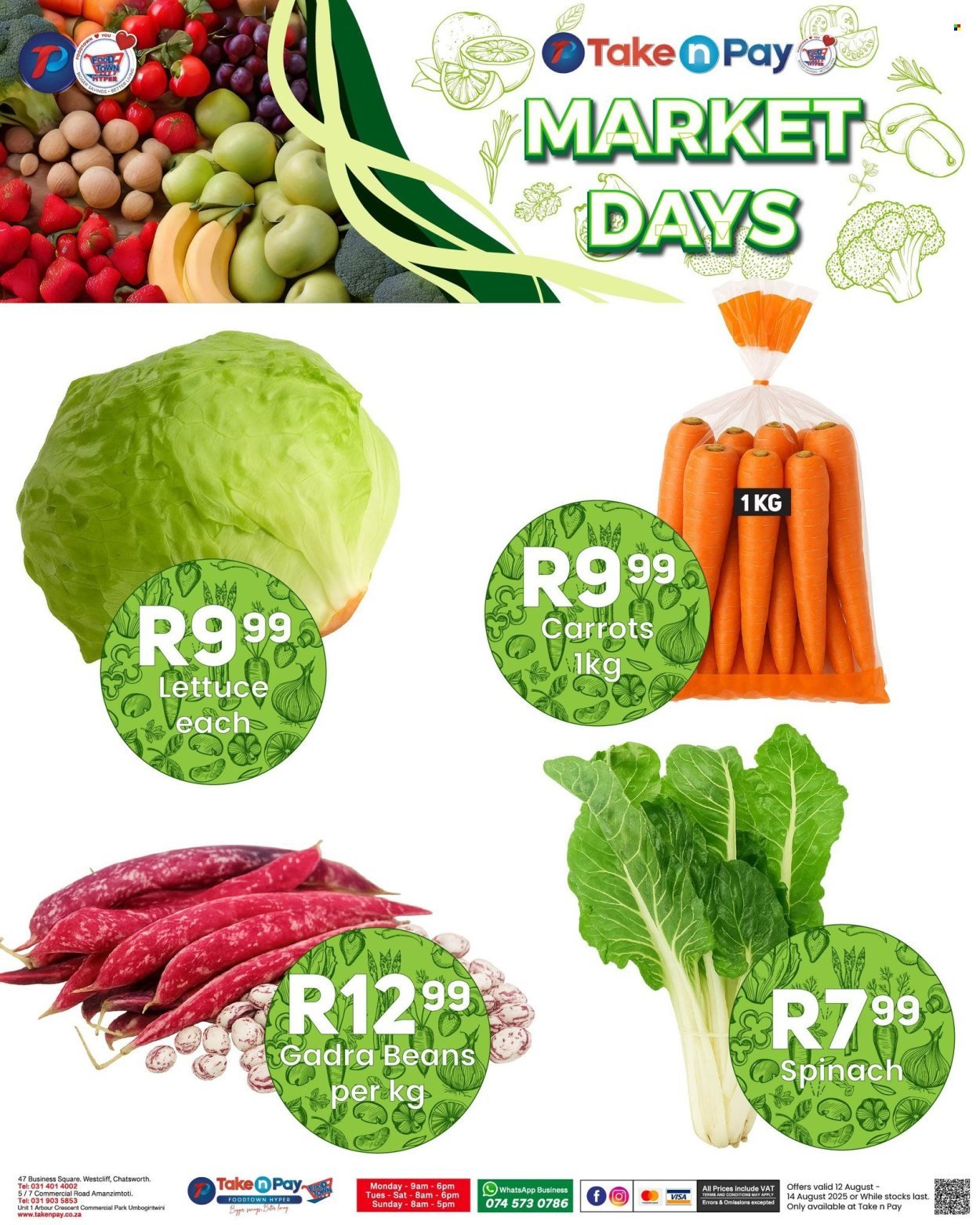 TAKE N PAY specials - From Tuesday 12 Aug 2025 (2025-08-12 - 2025-08-14) | 2