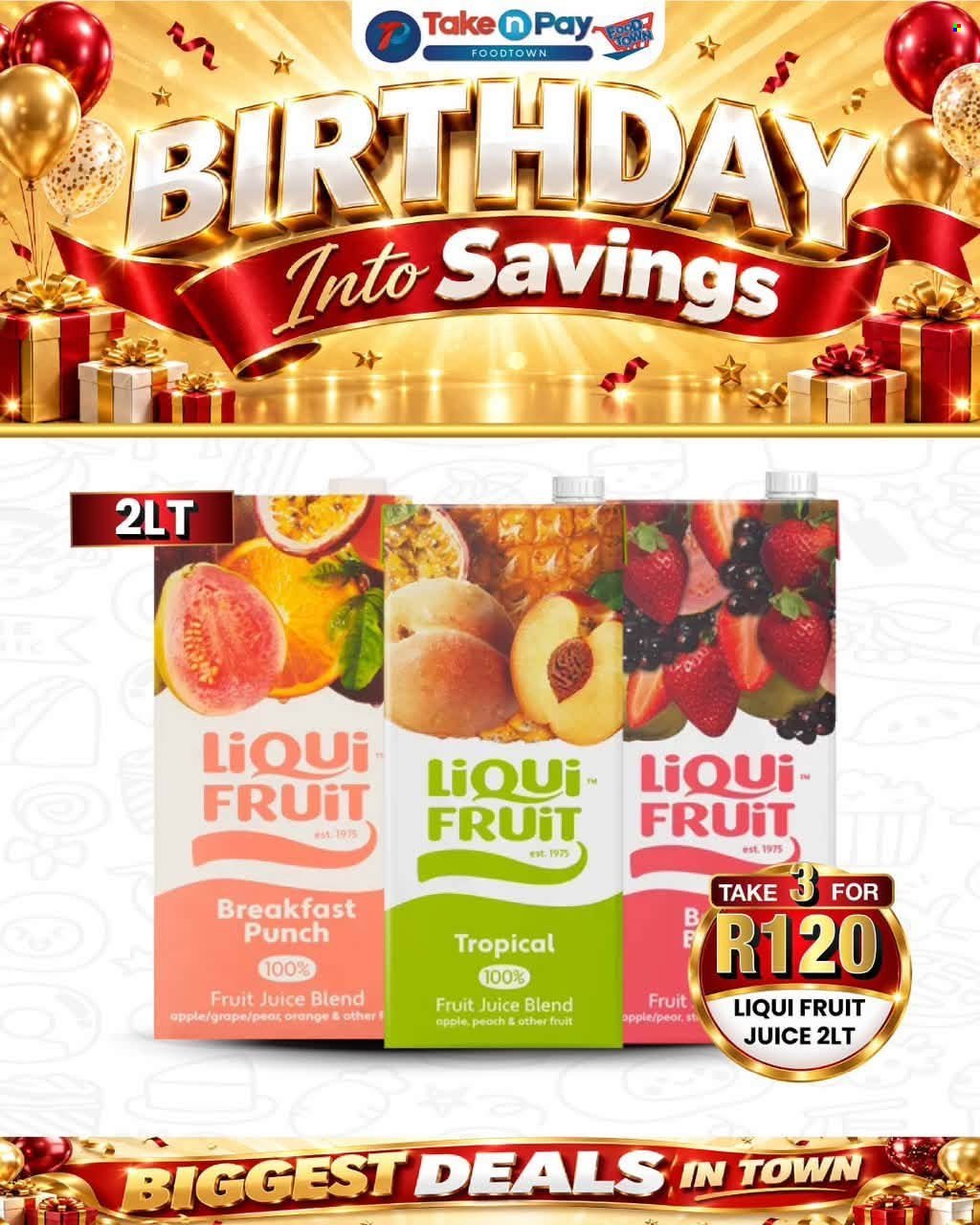 TAKE N PAY specials - From Monday 14 Sept 2026