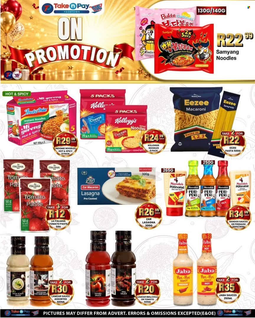 TAKE N PAY specials - From Monday 14 Sept 2026