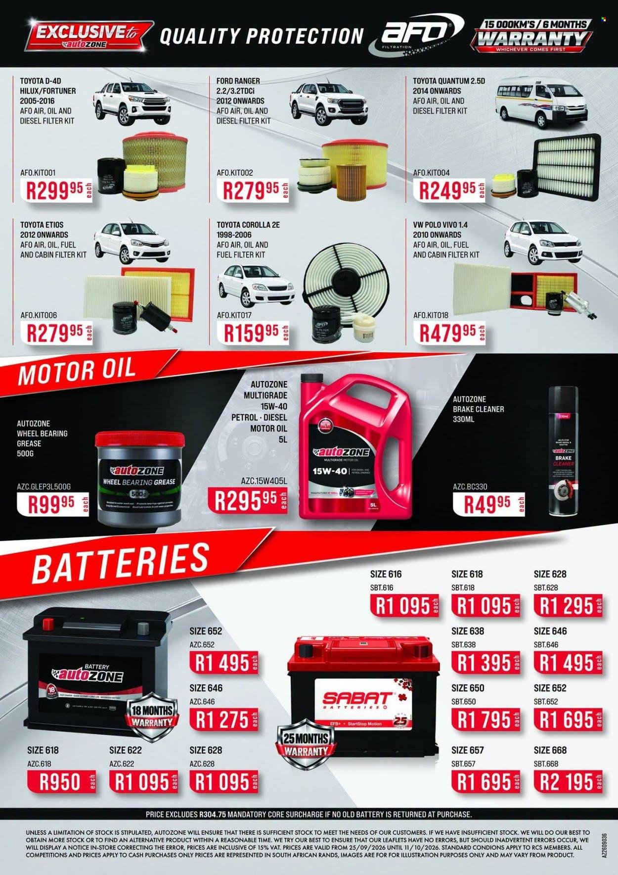 AUTOZONE specials - It's A Ka-Ching Thing!