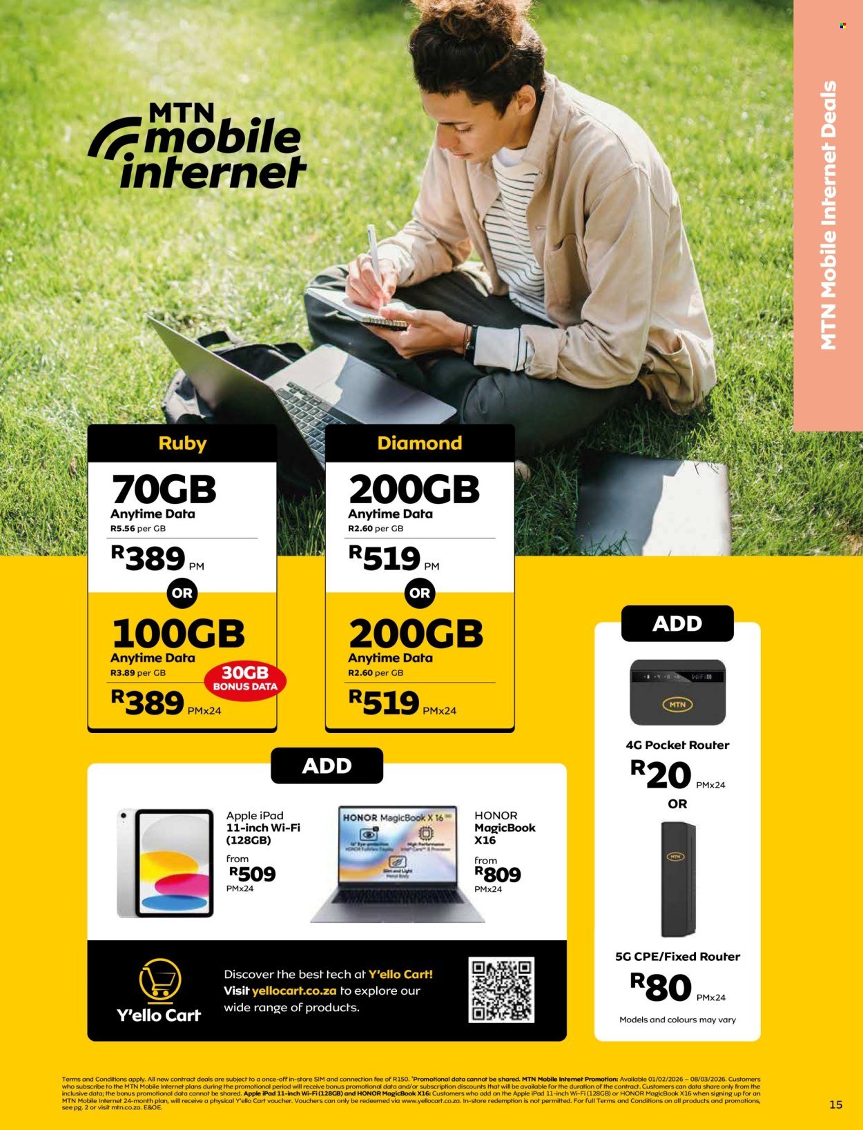 MTN specials - From Sunday 1 Feb 2026 (2026-02-01 - 2026-03-08) | 15