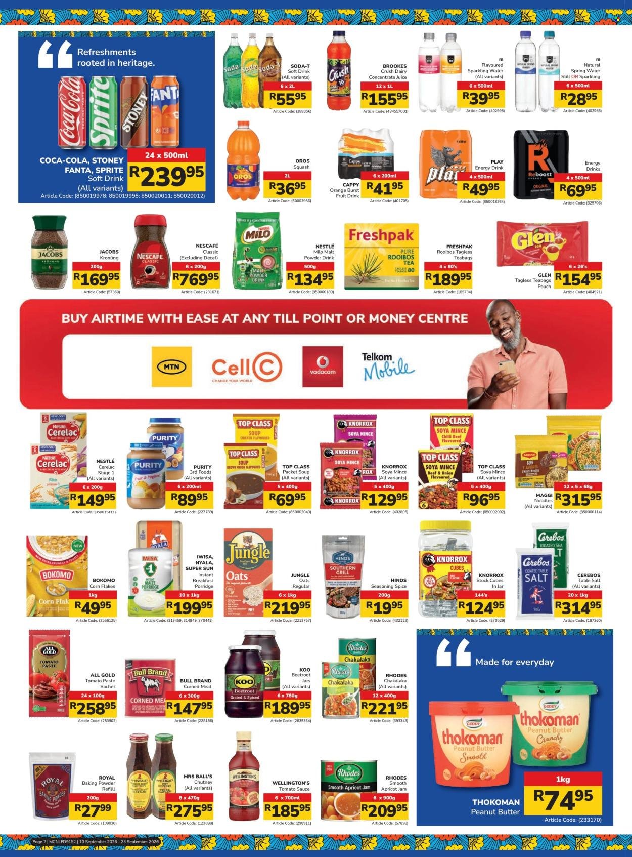 JUMBO CASH & CARRY specials - From Thursday 10 Sept 2026