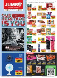 JUMBO CASH & CARRY specials - From Thursday 10 Sept 2026