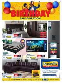 RUSSELLS specials - From Thursday 16 Jul 2026