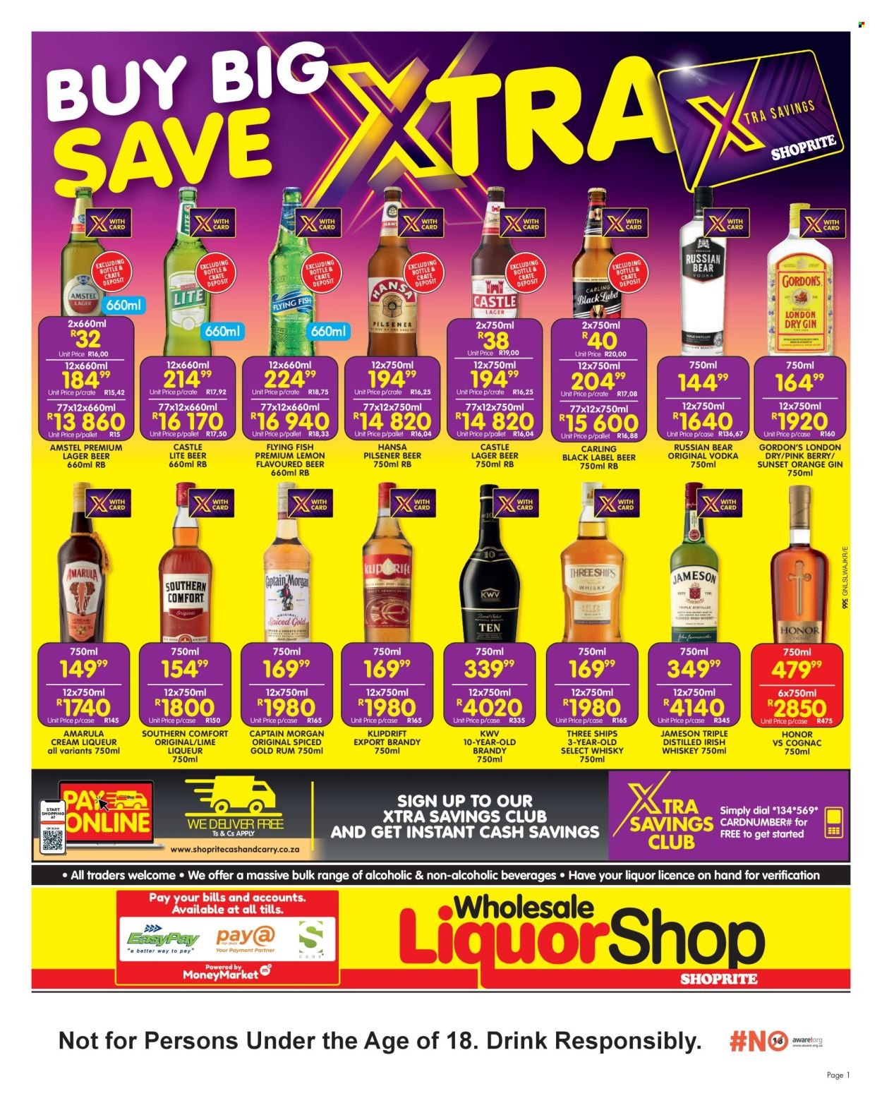 SHOPRITE specials - Wholesale LiquorShop Deals Selected Stores (2025-09-22 - 2025-10-05) | 1